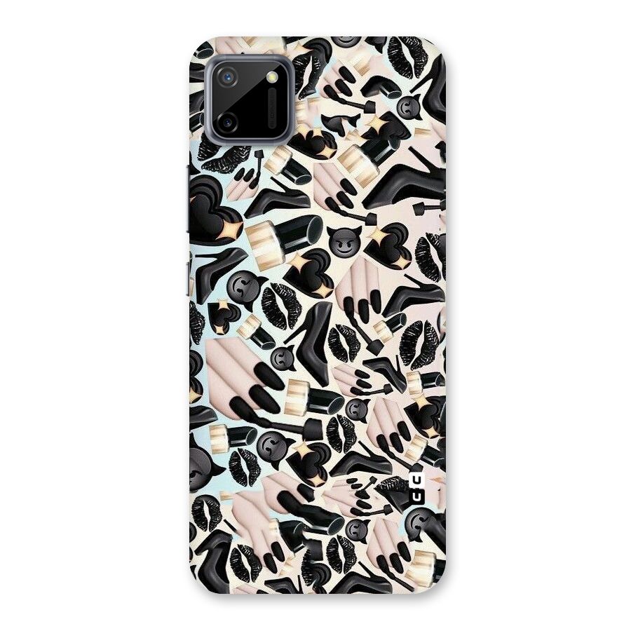 All Black Love Back Case for Realme C11