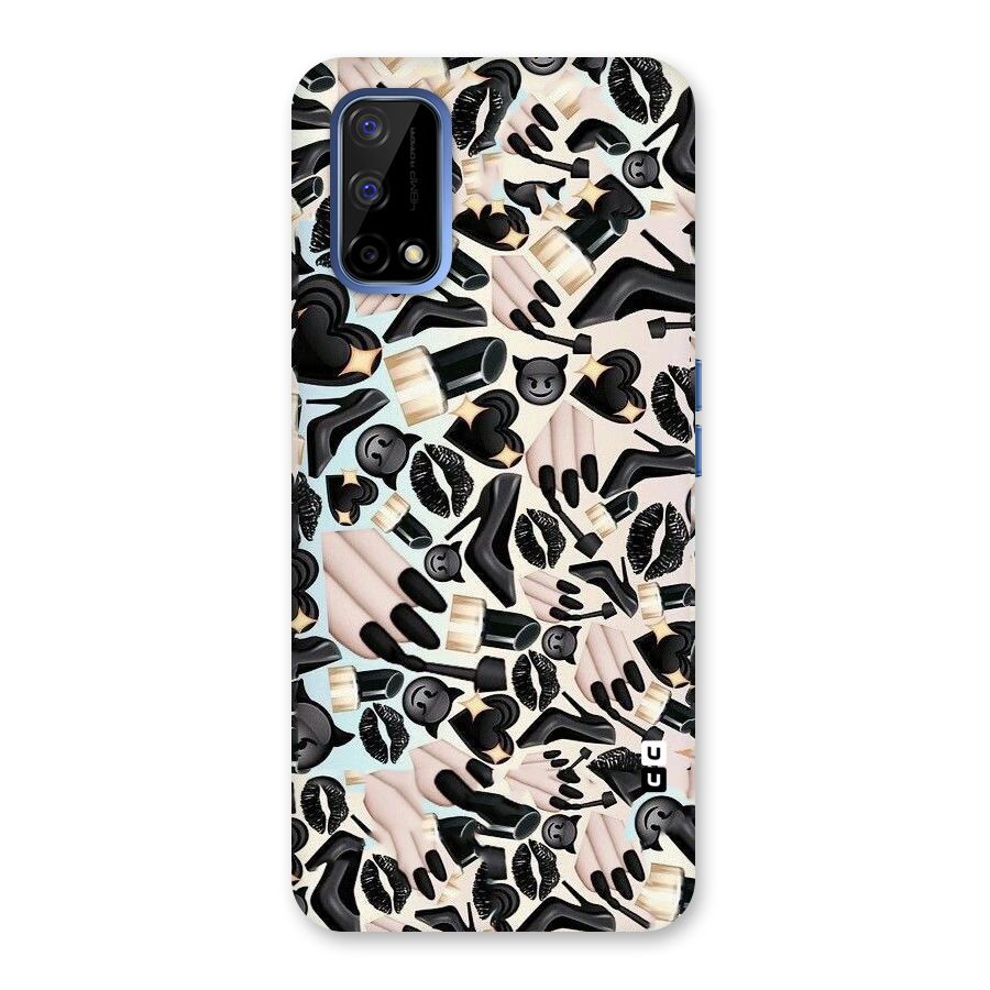 All Black Love Back Case for Realme Narzo 30 Pro