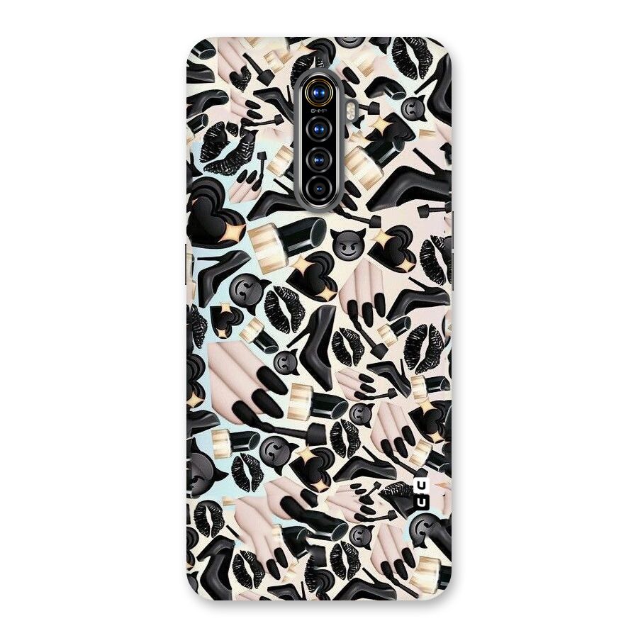 All Black Love Back Case for Realme X2 Pro