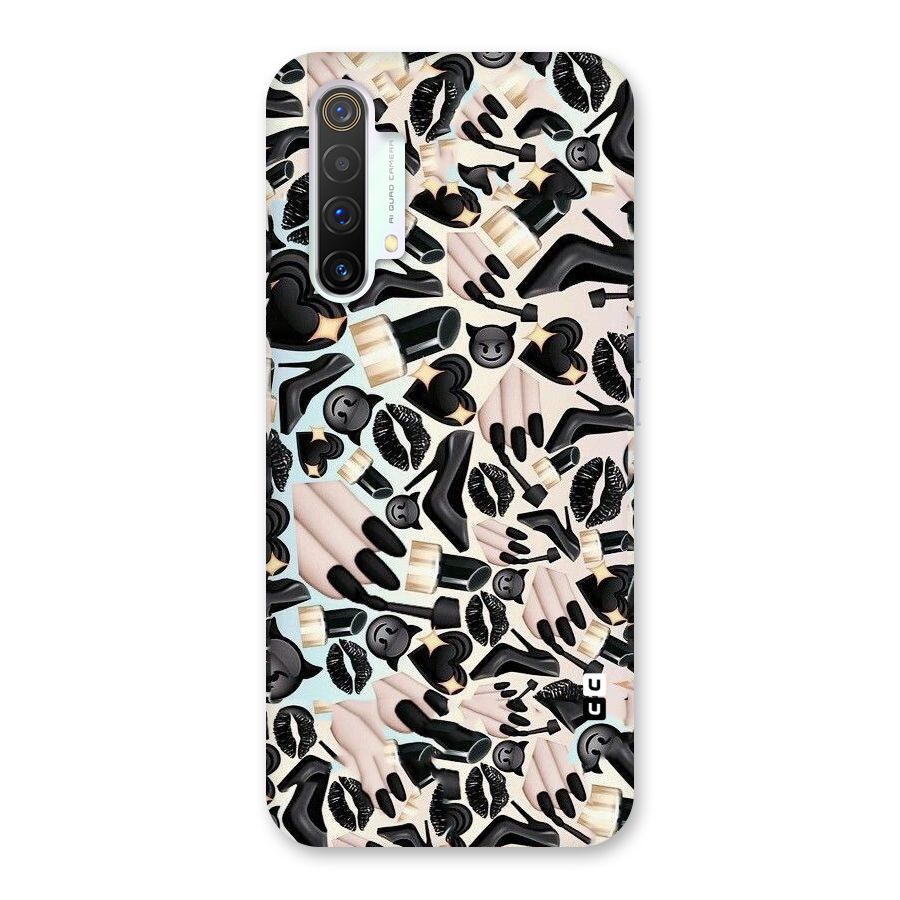 All Black Love Back Case for Realme X3