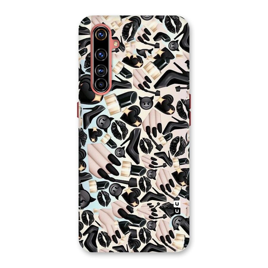 All Black Love Back Case for Realme X50 Pro