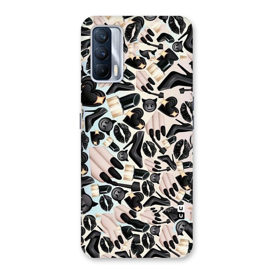 All Black Love Back Case for Realme X7