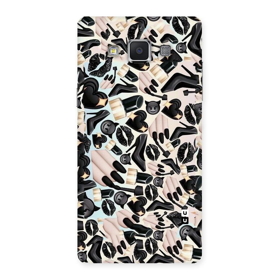 All Black Love Back Case for Samsung Galaxy A5