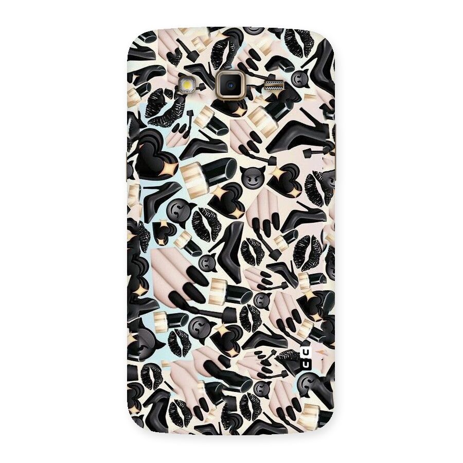 All Black Love Back Case for Samsung Galaxy Grand 2