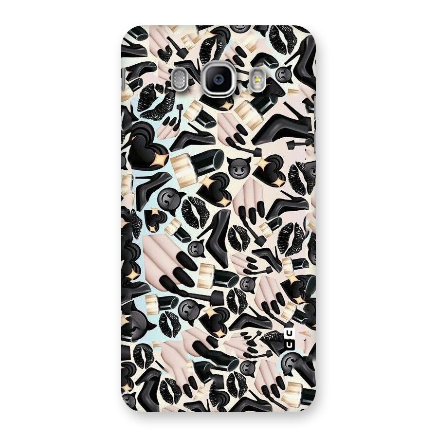All Black Love Back Case for Samsung Galaxy J5 2016