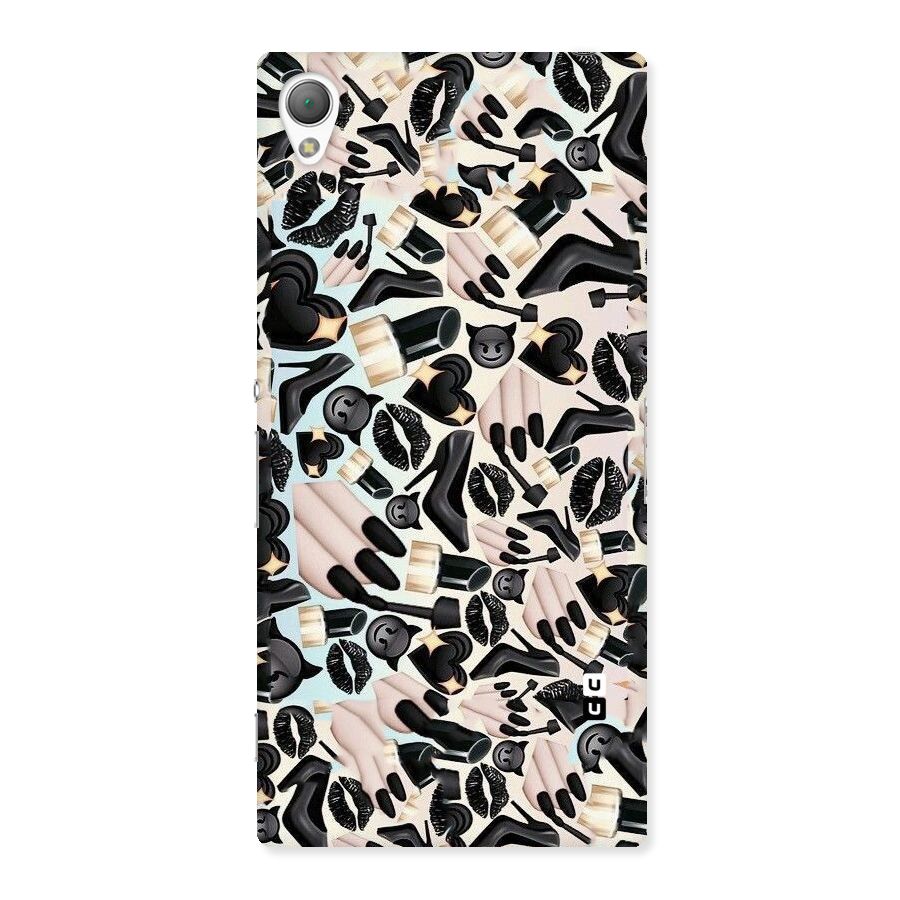 All Black Love Back Case for Sony Xperia Z3