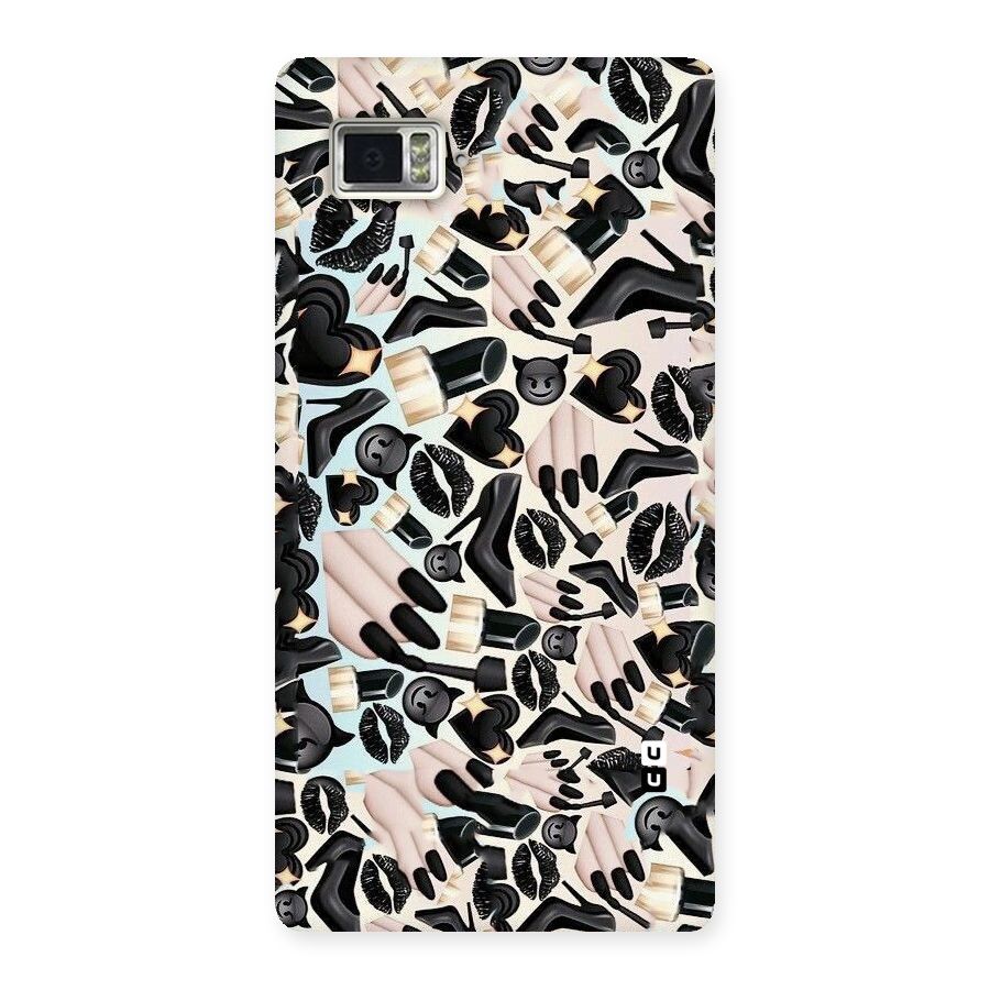 All Black Love Back Case for Vibe Z2 Pro K920