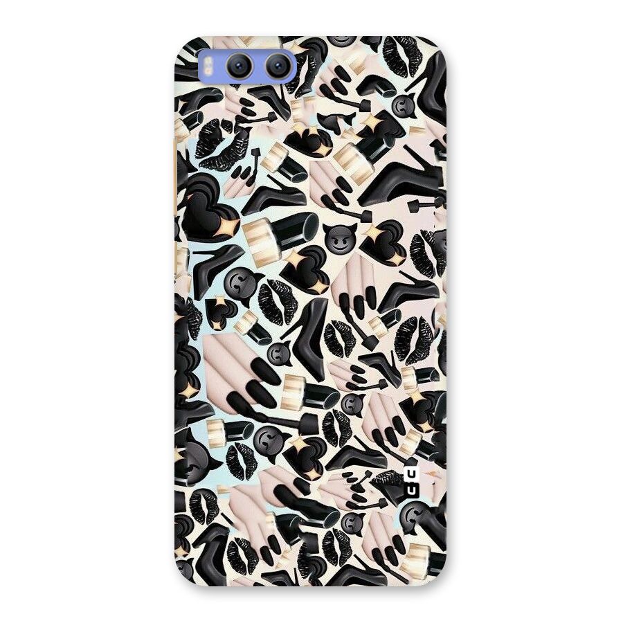 All Black Love Back Case for Xiaomi Mi 6
