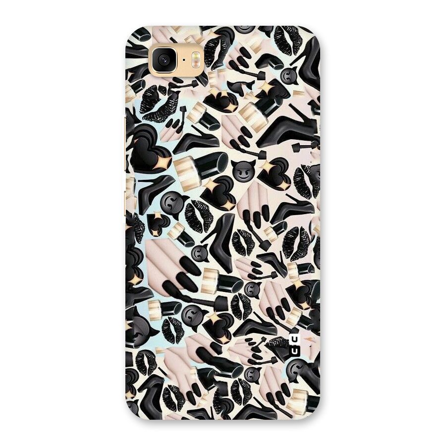 All Black Love Back Case for Zenfone 3s Max