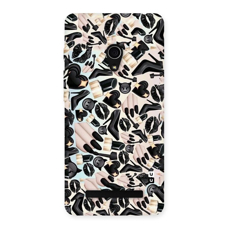 All Black Love Back Case for Zenfone 5