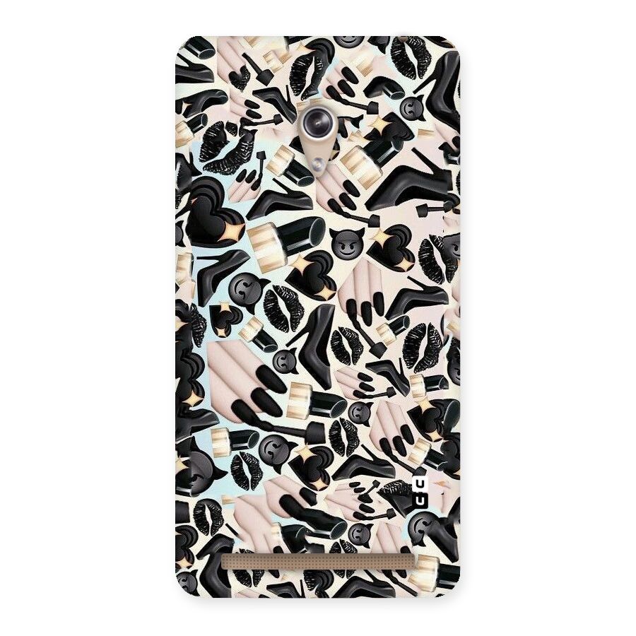 All Black Love Back Case for Zenfone 6