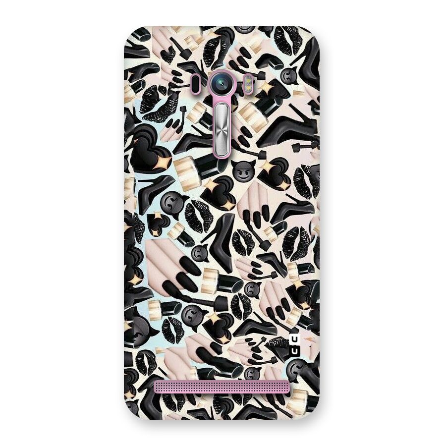 All Black Love Back Case for Zenfone Selfie