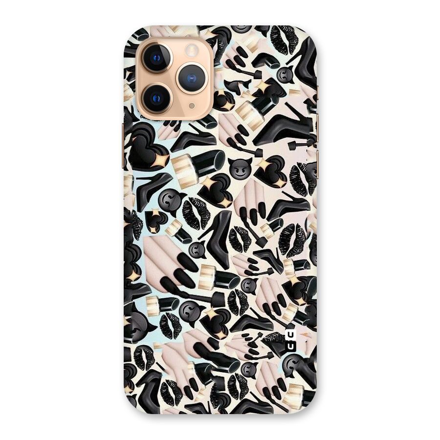 All Black Love Back Case for iPhone 11 Pro