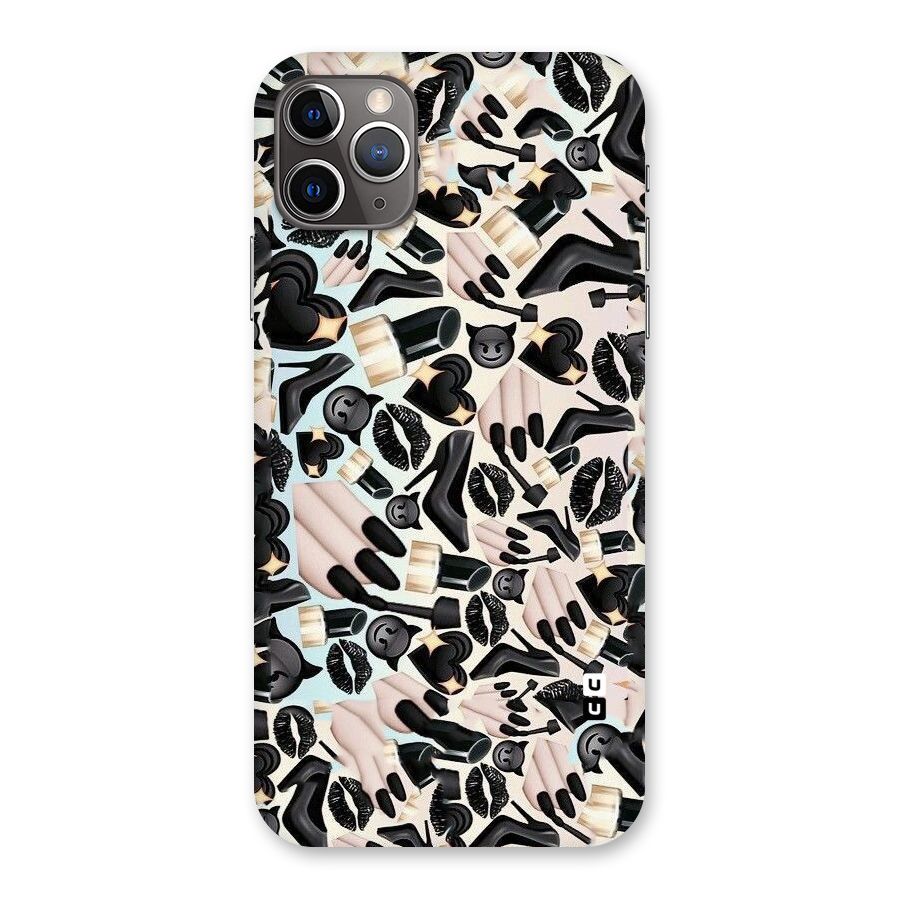 All Black Love Back Case for iPhone 11 Pro Max