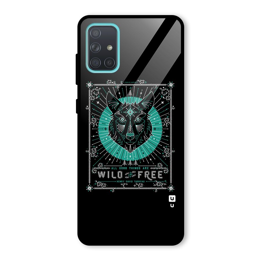 All Good Things Wild and Free Glass Back Case for Galaxy A71