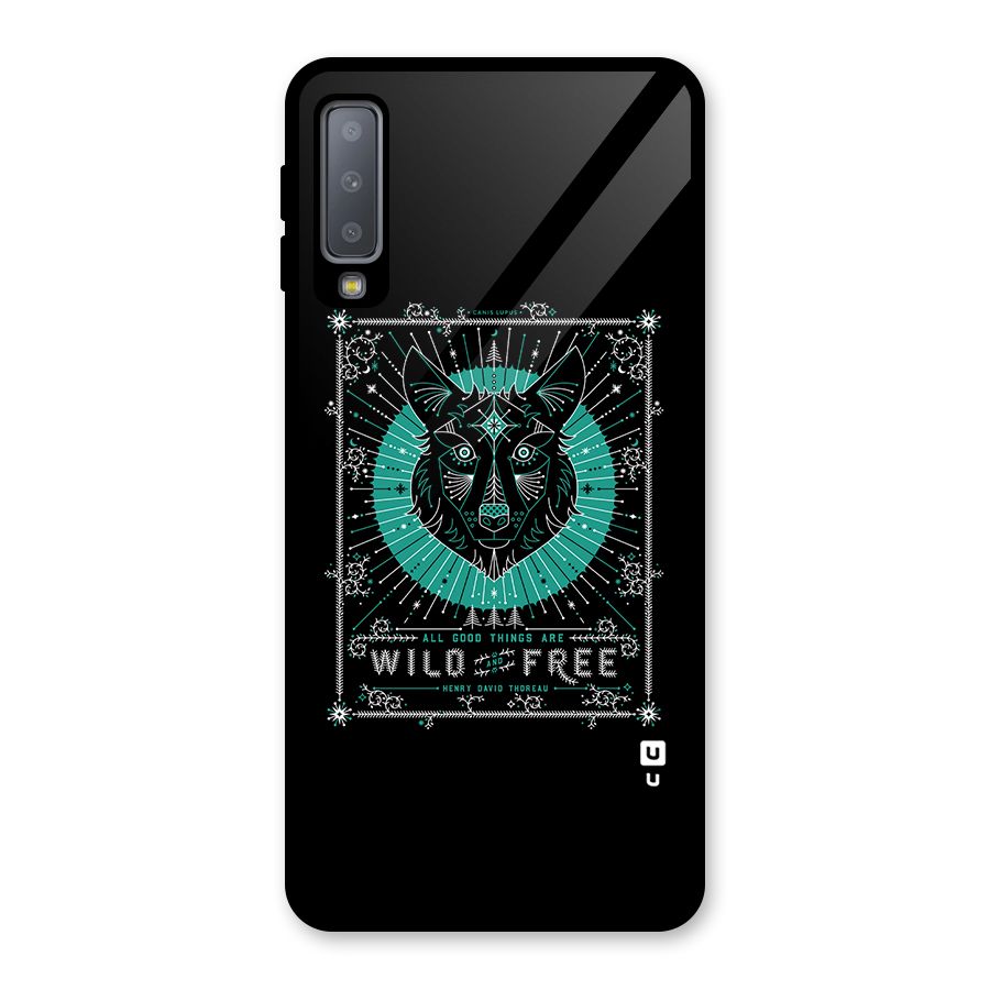 All Good Things Wild and Free Glass Back Case for Galaxy A7 (2018)