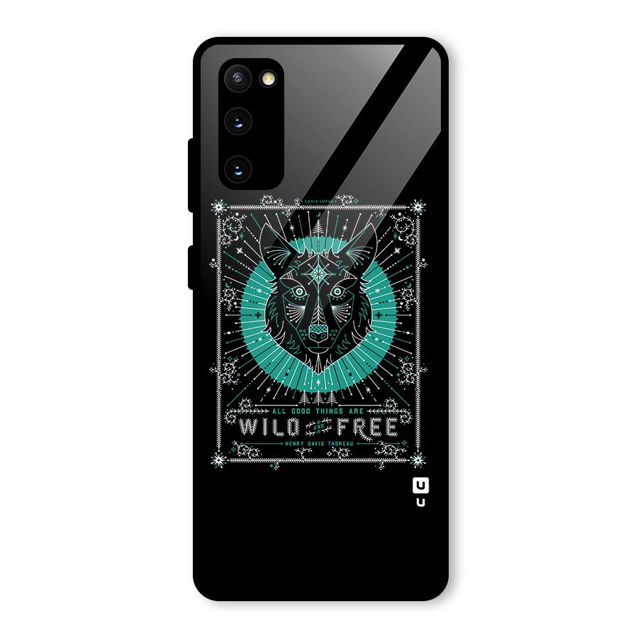 All Good Things Wild and Free Glass Back Case for Galaxy S20 FE 5G