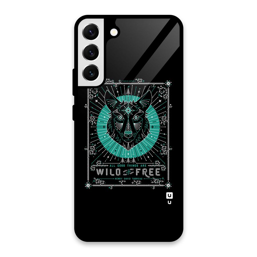 All Good Things Wild and Free Glass Back Case for Galaxy S22 Plus 5G