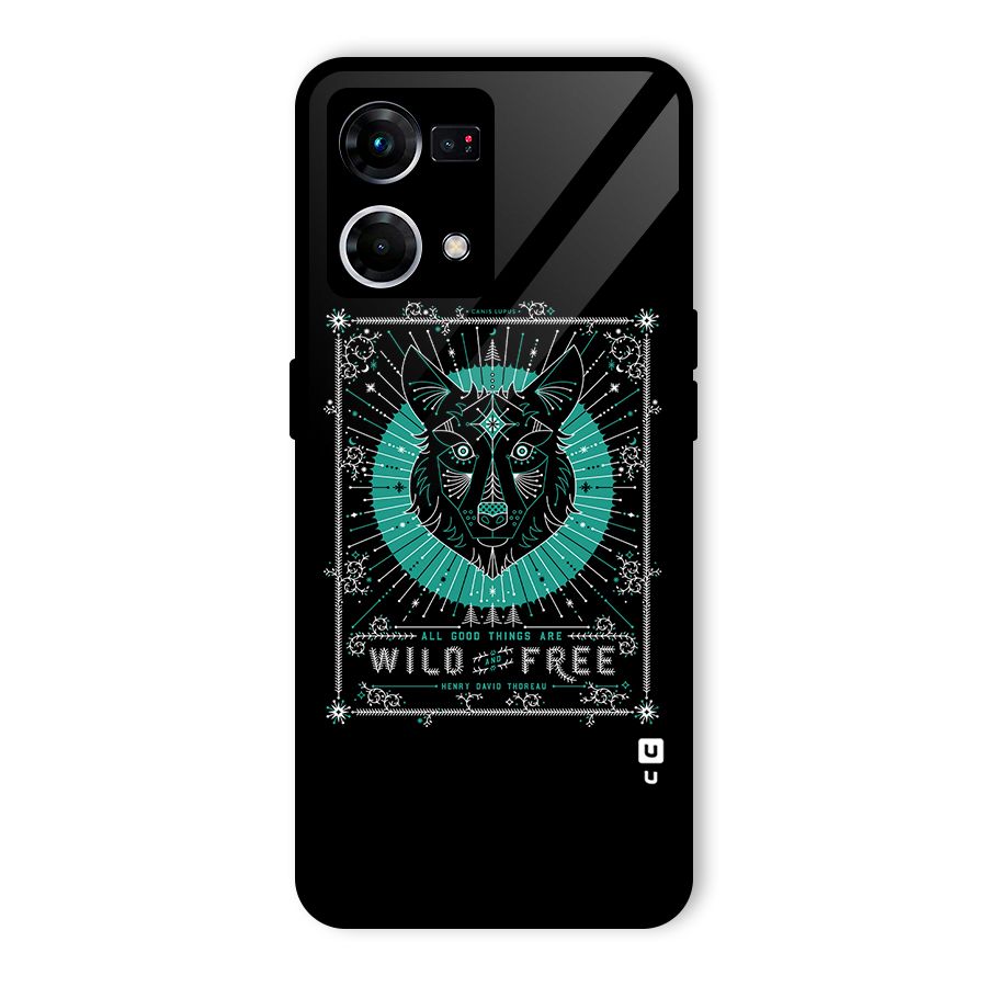 All Good Things Wild and Free Glass Back Case for Oppo F21 Pro 4G