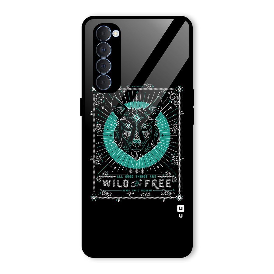 All Good Things Wild and Free Glass Back Case for Oppo Reno4 Pro