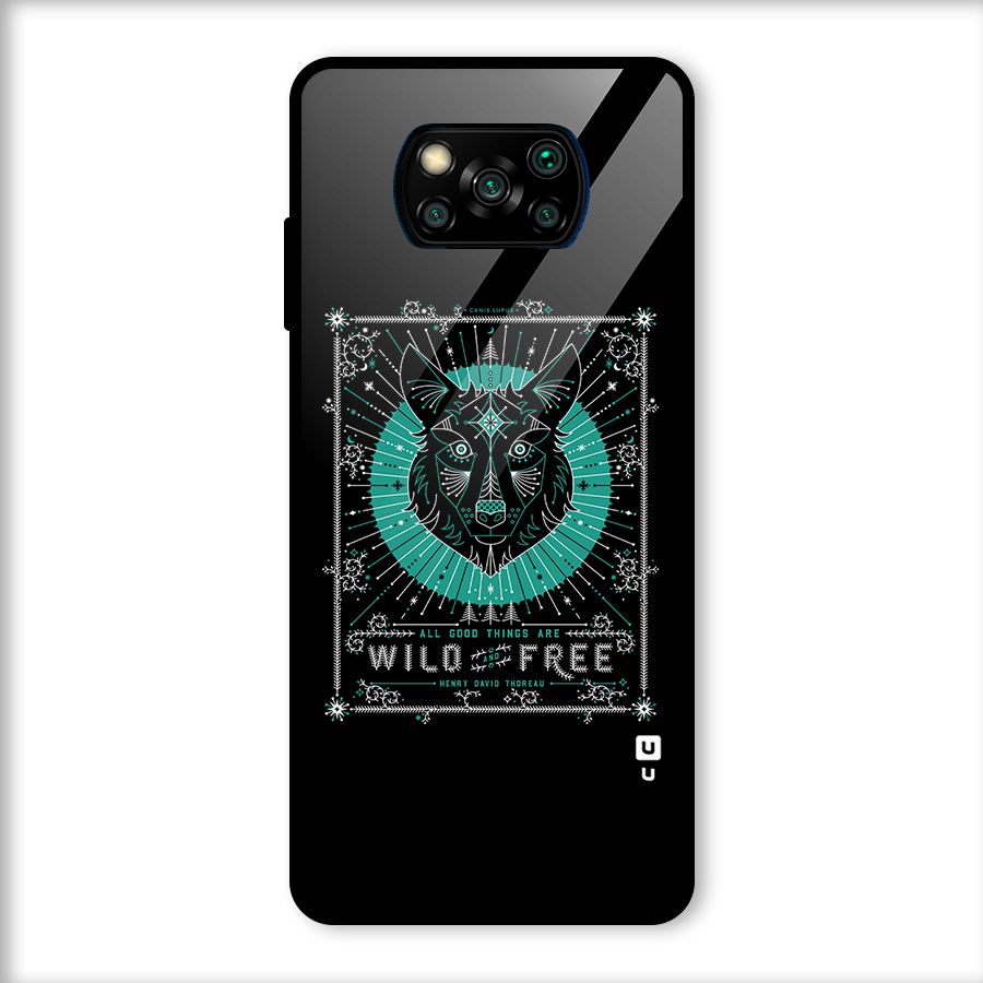 All Good Things Wild and Free Glass Back Case for Poco X3