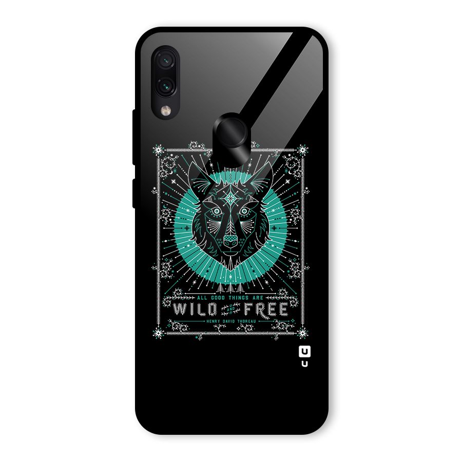 All Good Things Wild and Free Glass Back Case for Redmi Note 7S
