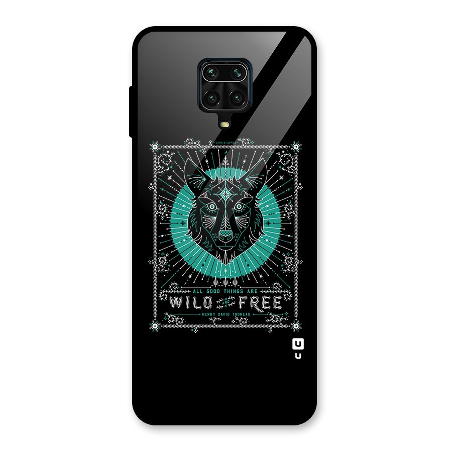 All Good Things Wild and Free Glass Back Case for Redmi Note 9 Pro Max