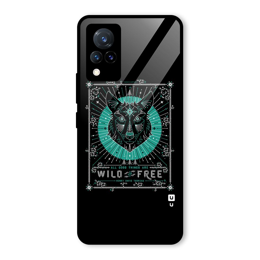 All Good Things Wild and Free Glass Back Case for Vivo V21 5G