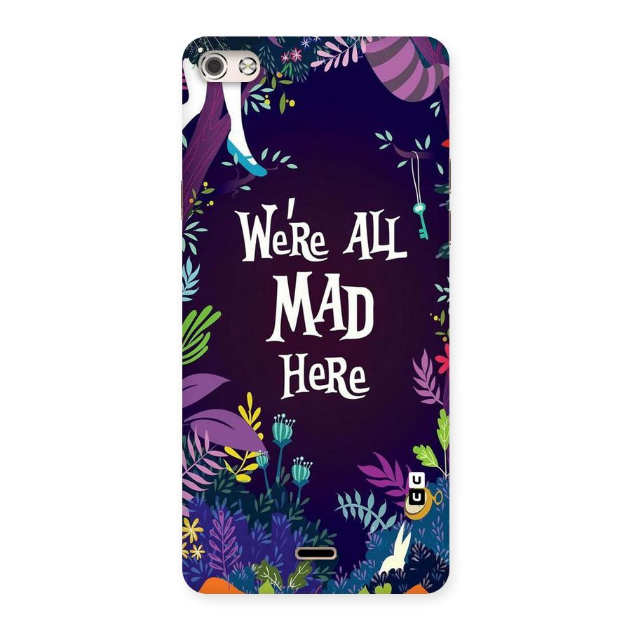 All Mad Back Case for Micromax Canvas Silver 5