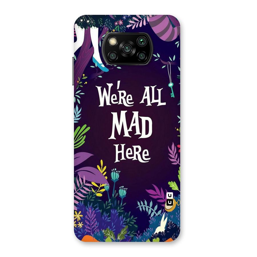 All Mad Back Case for Poco X3
