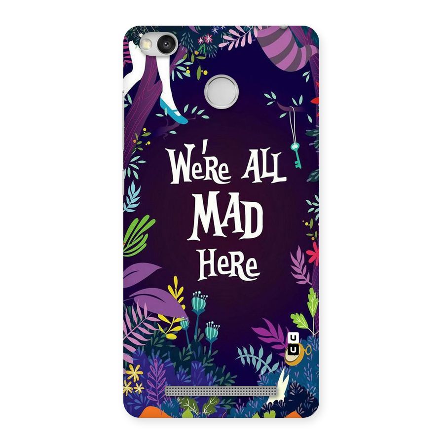 All Mad Back Case for Redmi 3S Prime