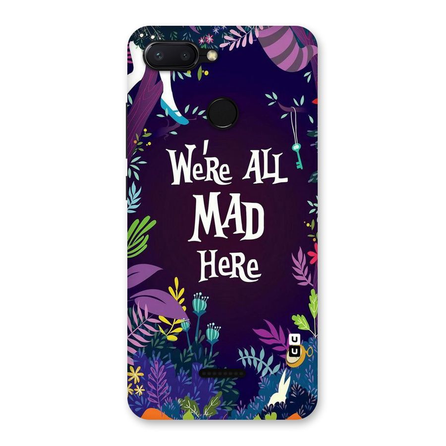 All Mad Back Case for Redmi 6