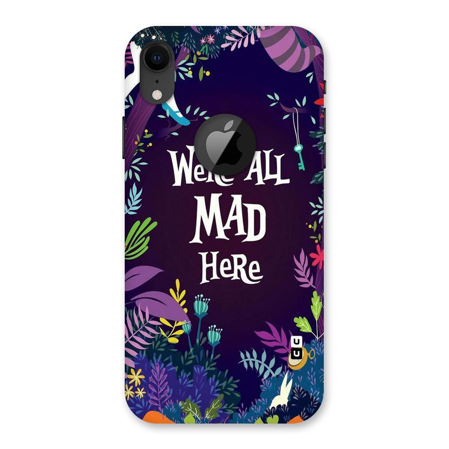 All Mad Back Case for iPhone XR Logo Cut