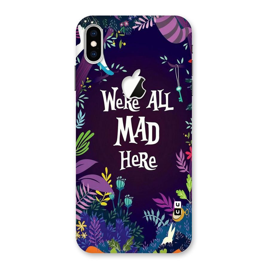 All Mad Back Case for iPhone XS Max Apple Cut