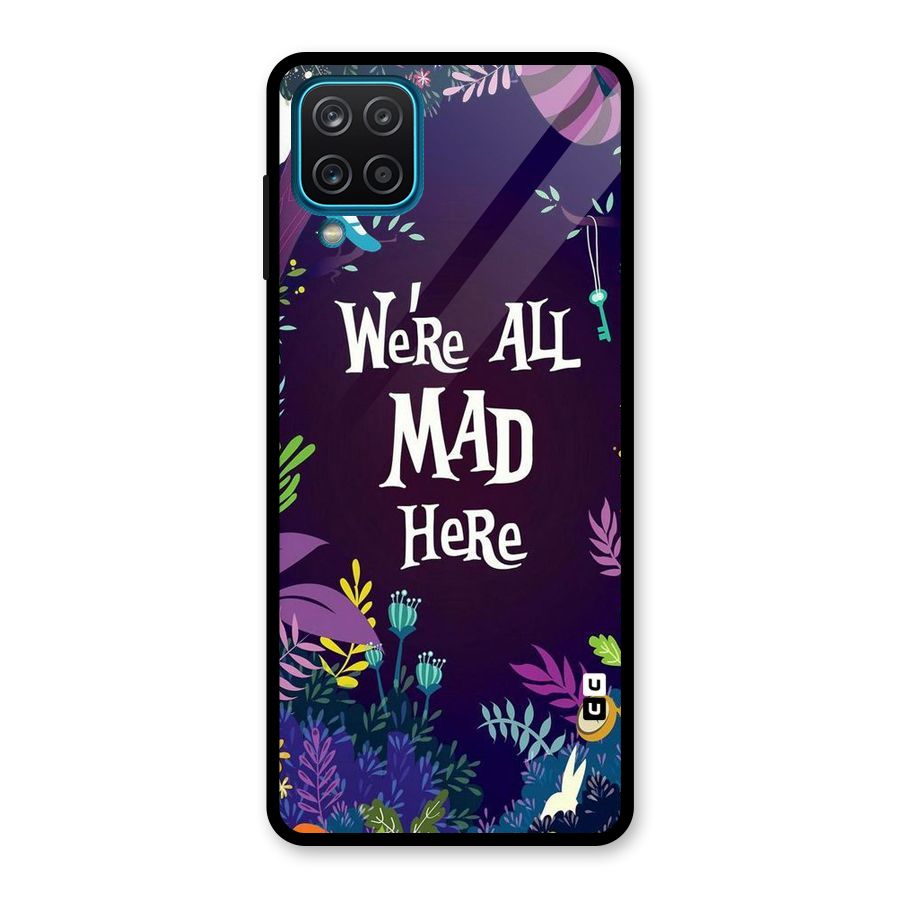 All Mad Glass Back Case for Galaxy A12