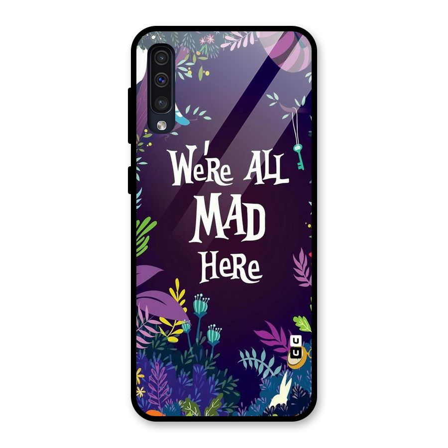 All Mad Glass Back Case for Galaxy A50