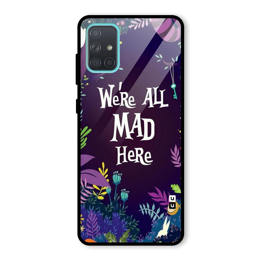 All Mad Glass Back Case for Galaxy A71