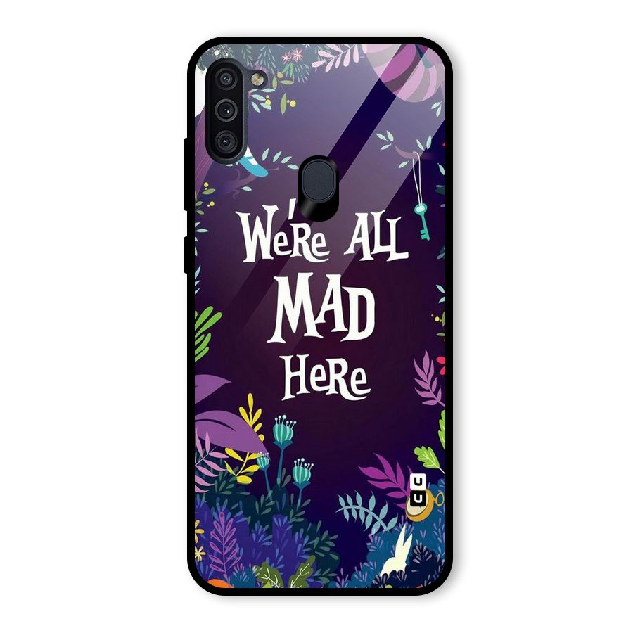 All Mad Glass Back Case for Galaxy M11