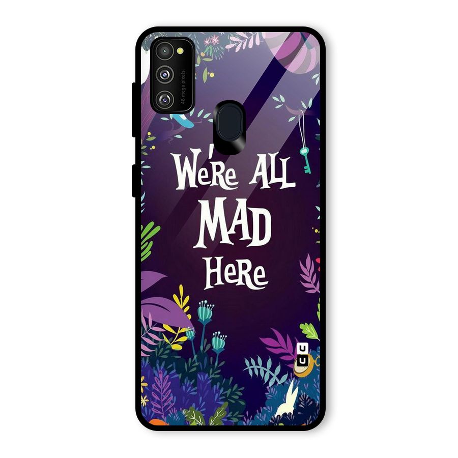 All Mad Glass Back Case for Galaxy M30s