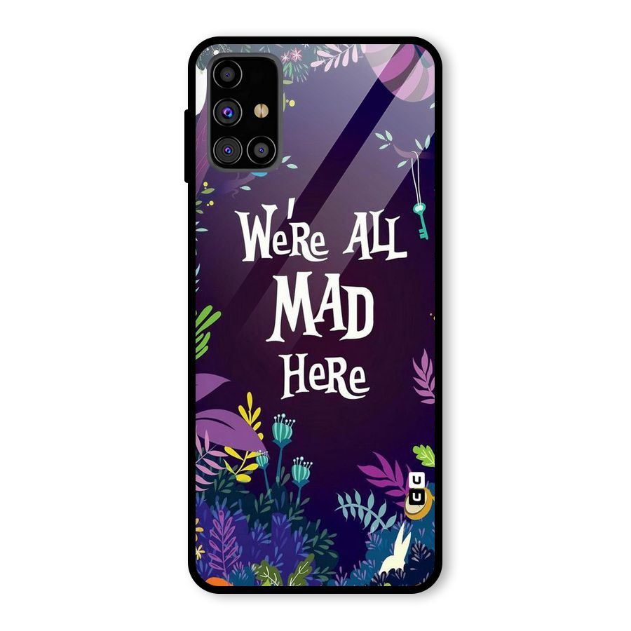 All Mad Glass Back Case for Galaxy M31s