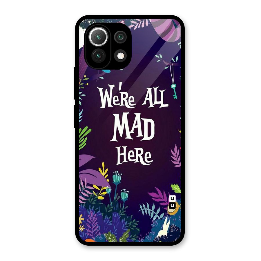 All Mad Glass Back Case for Mi 11 Lite