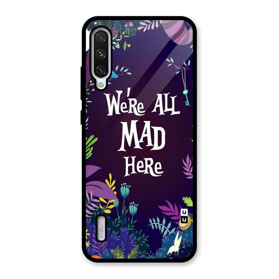 All Mad Glass Back Case for Mi A3
