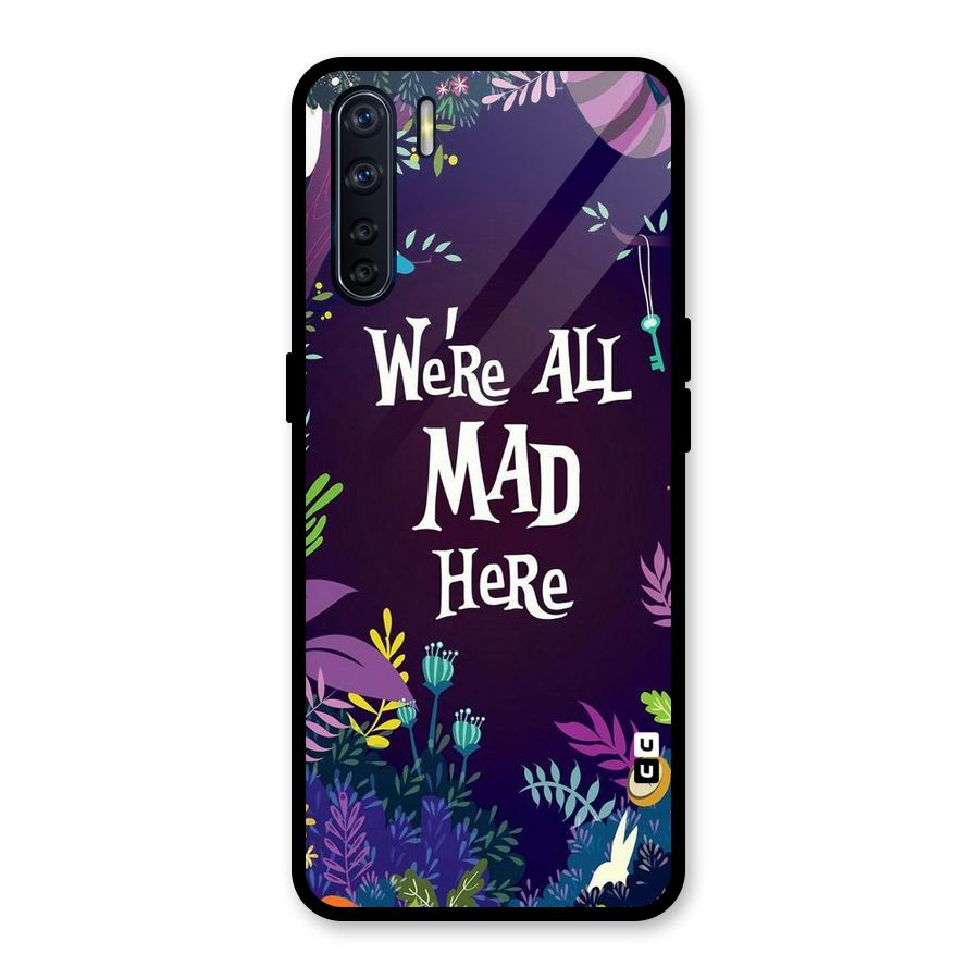 All Mad Glass Back Case for Oppo F15