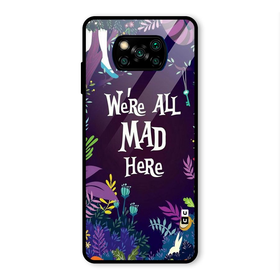 All Mad Glass Back Case for Poco X3 Pro