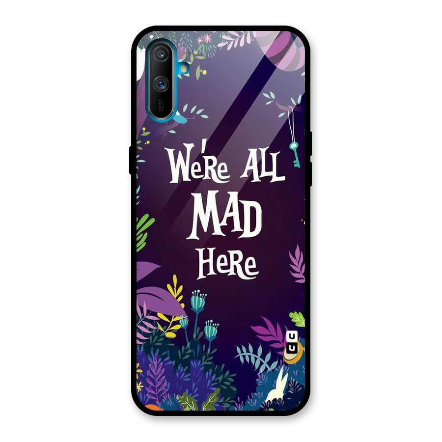 All Mad Glass Back Case for Realme C3