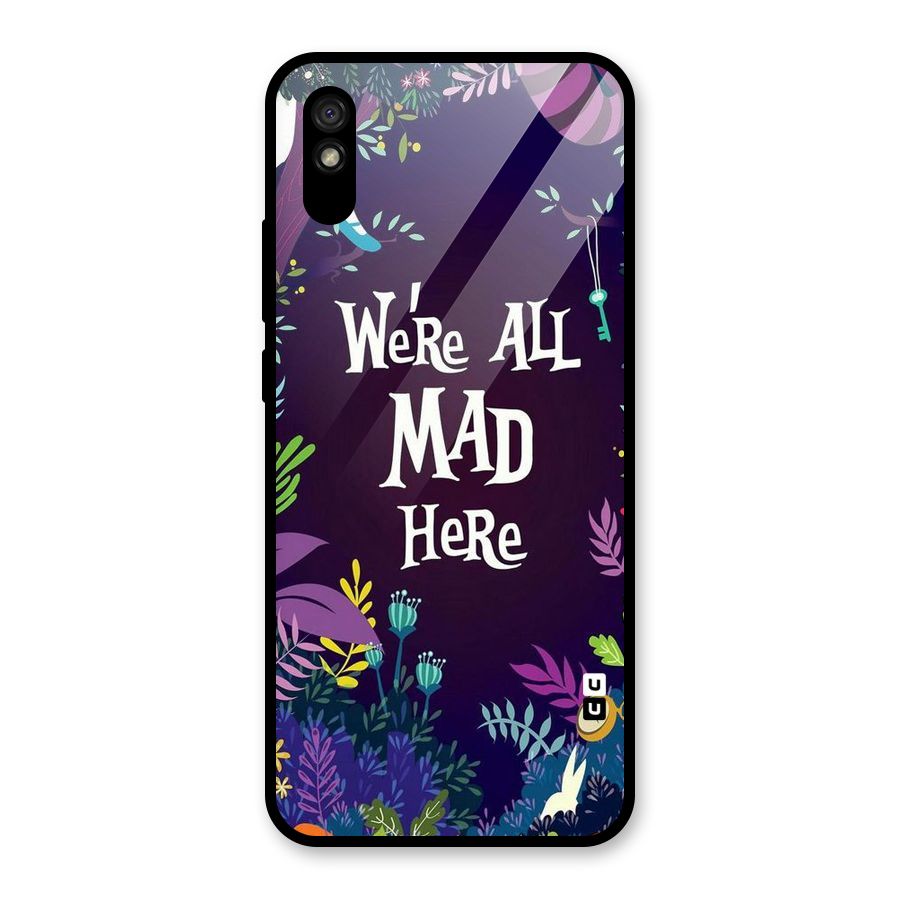 All Mad Glass Back Case for Redmi 9A