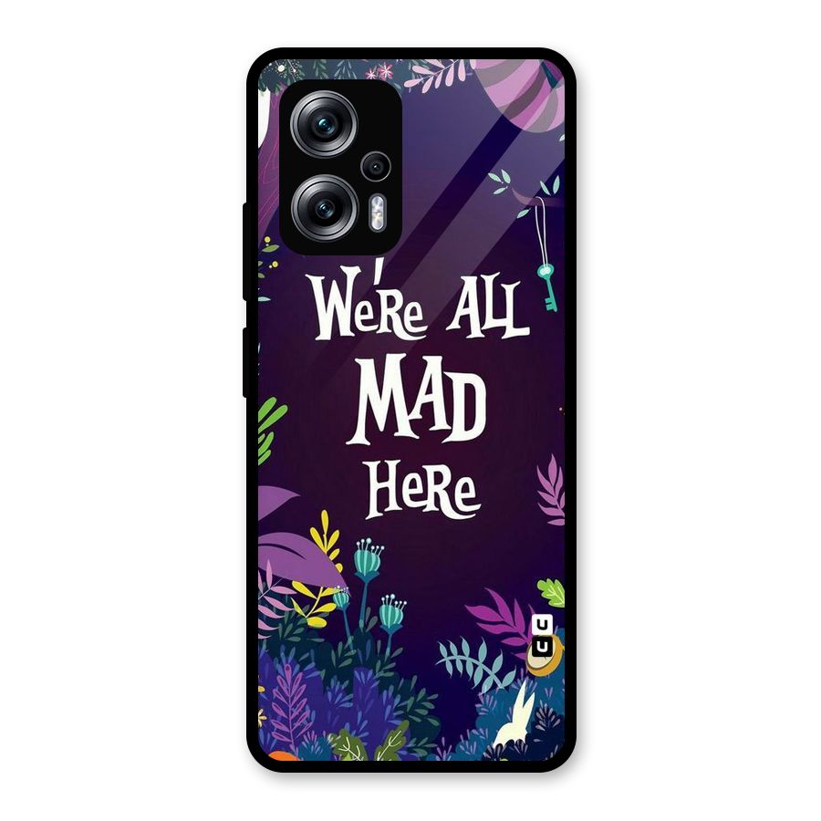 All Mad Glass Back Case for Redmi K50i