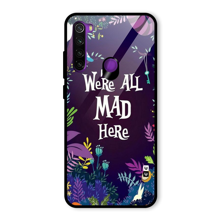 All Mad Glass Back Case for Redmi Note 8
