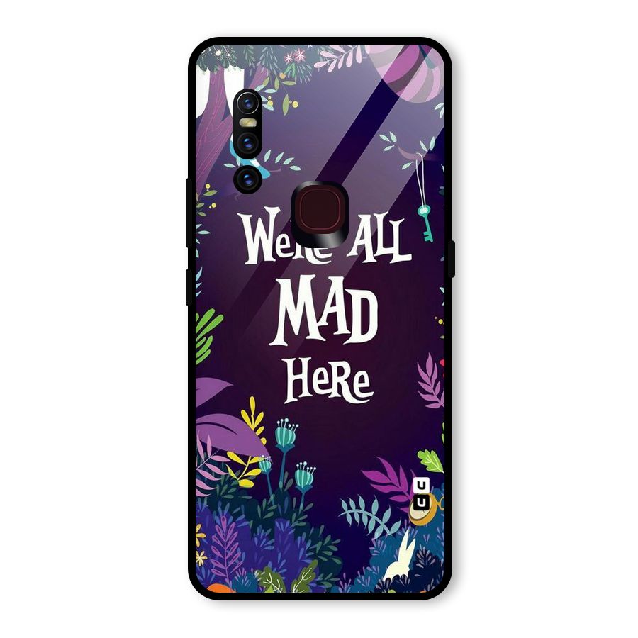 All Mad Glass Back Case for Vivo V15