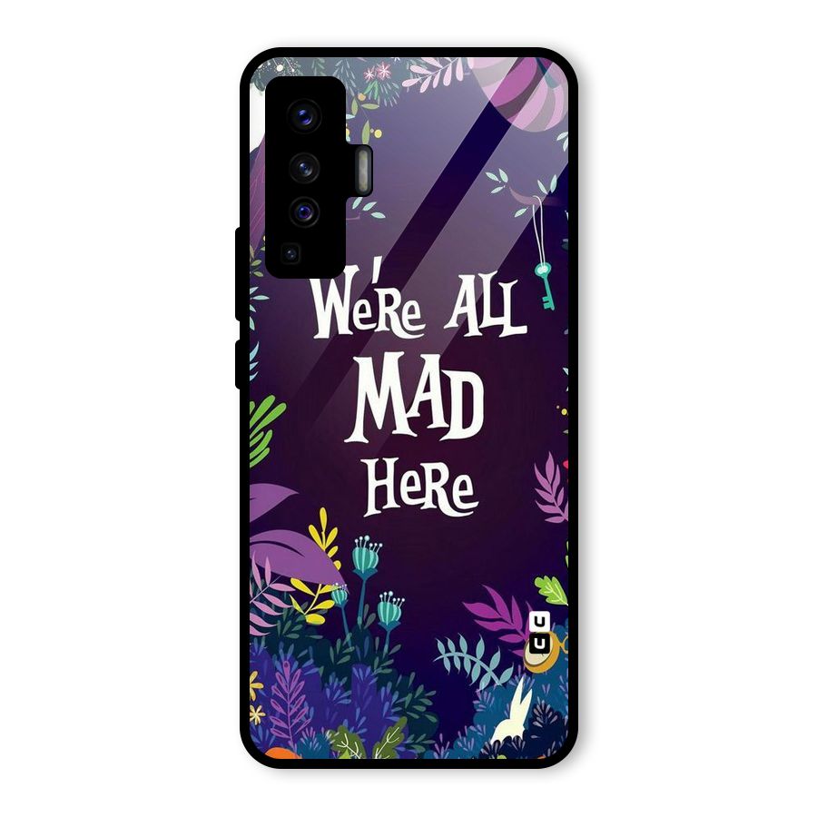 All Mad Glass Back Case for Vivo X50
